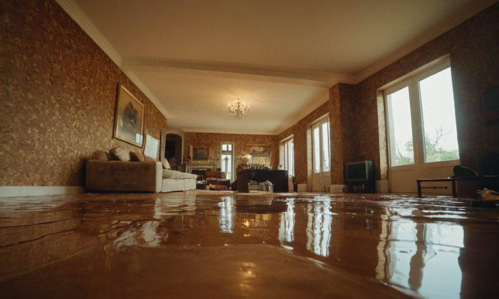 Salón inundado suelo levantado - kanbam.es